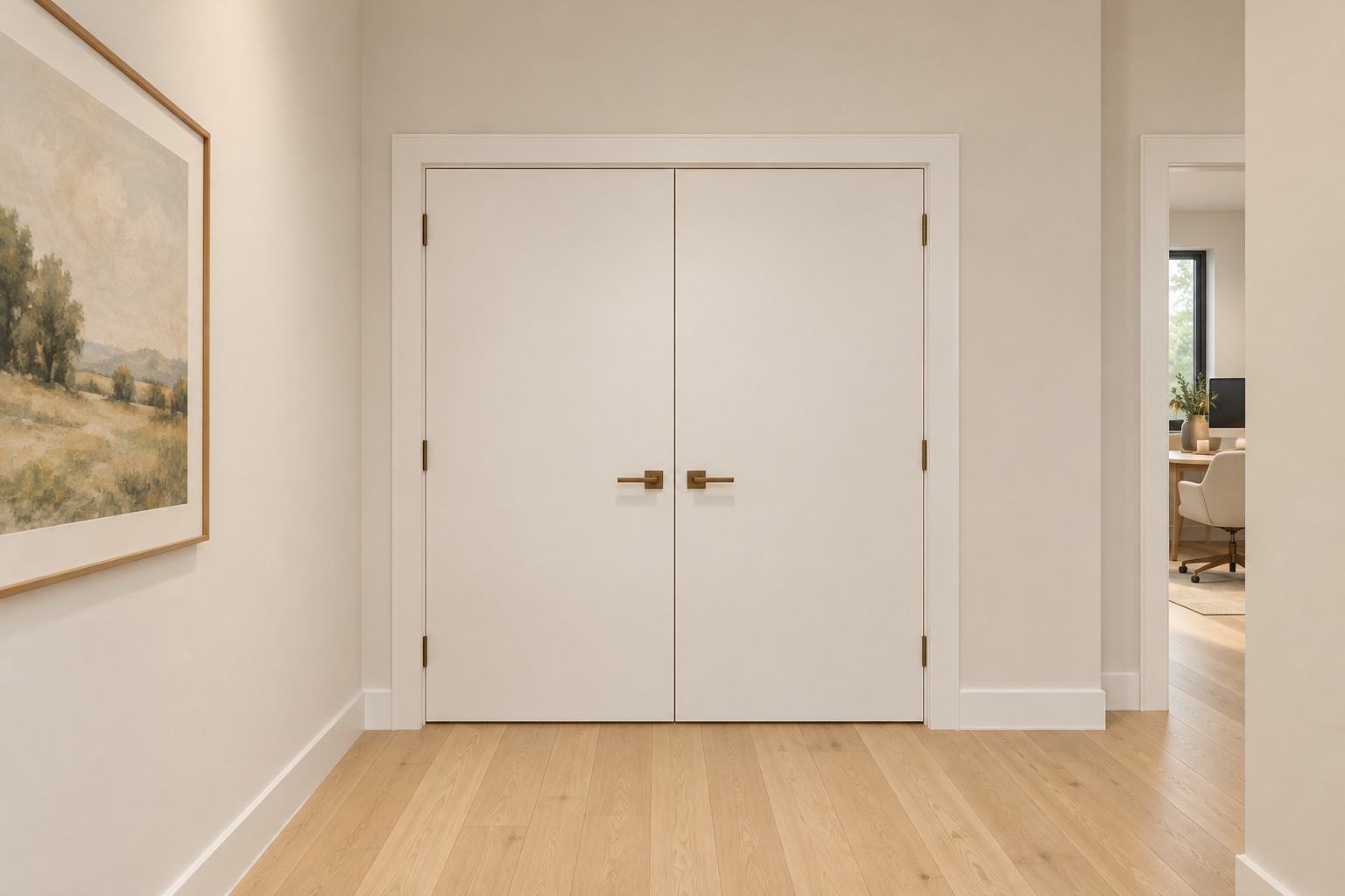 Looking back toward the front door