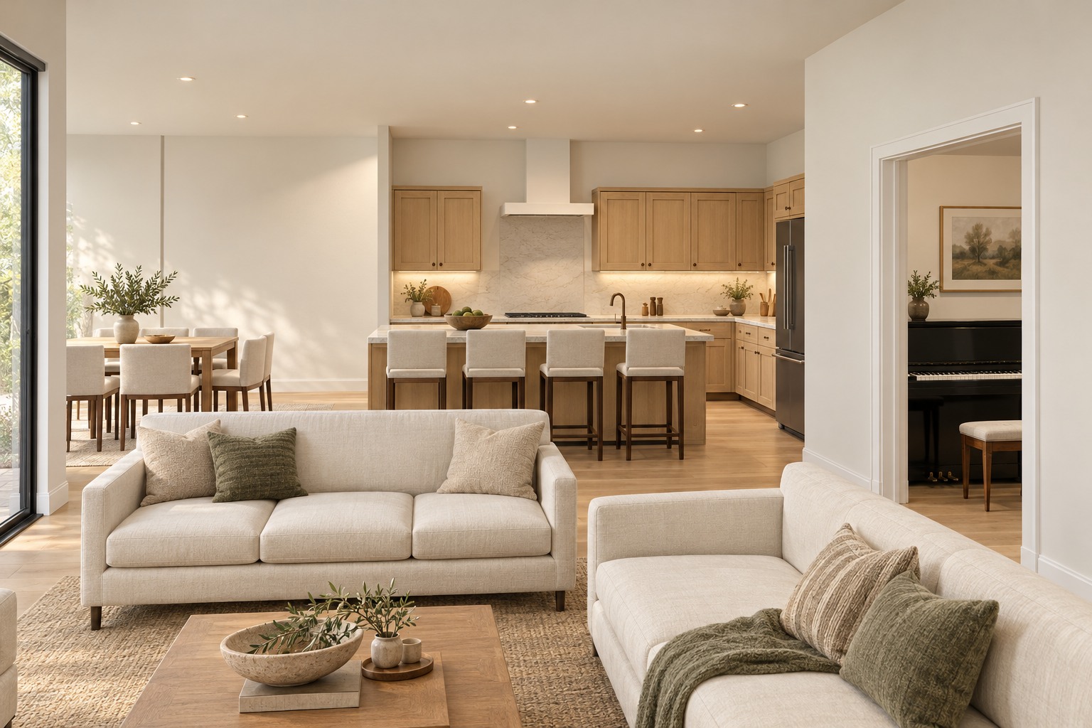 Warm Natural living room